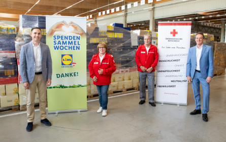 Großer Erfolg für Spendensammelwoche von Lidl Österreich