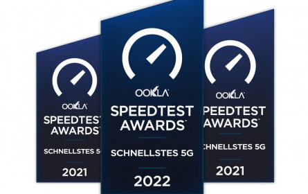 Drei erhält zum dritten Mal Ookla Speedtest Award für schnellstes 5G Netz des Landes