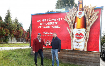 Kampagne für Villacher Bier sprengt das Format