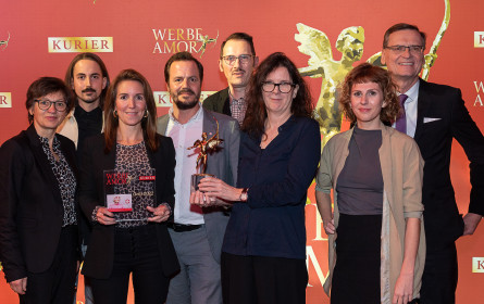 „Print-Sujet des Jahres“: Samariterbund Österreich gewinnt KURIER Werbe-Amor in Gold