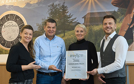 Vorarlberg Milch holt Impact Award