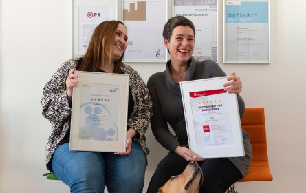 6 Sterne für ikp Wien: EFQM-Auszeichnung als „Exzellentes Unternehmen“ 2023