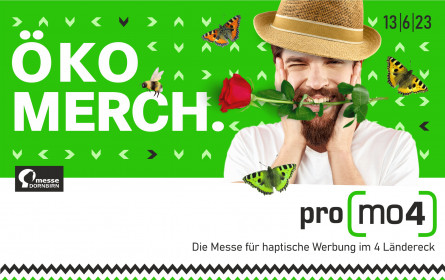 Die pro[mo4] bringt am 13. Juni wieder nachhaltige Werbeartikel nach Dornbirn