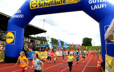 1500 Teilnehmer bei Lidl Österreich Schullauf in Graz