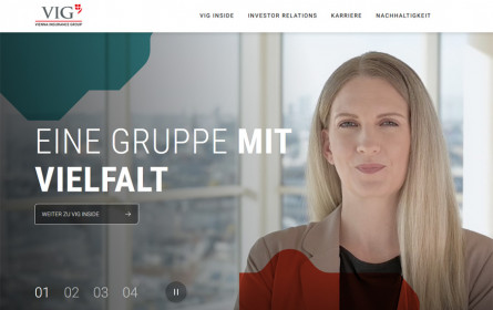 Neuer Webauftritt für die Vienna Insurance Group