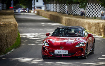 Goodwood Festival of Speed: Neue MG Motor Modelle genießen weltweite Aufmerksamkeit
