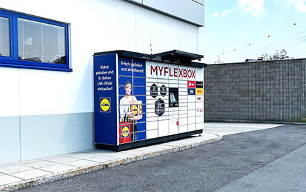 Schon 100 MyFlexBox-Standorte bei Lidl-Filialen in Österreich