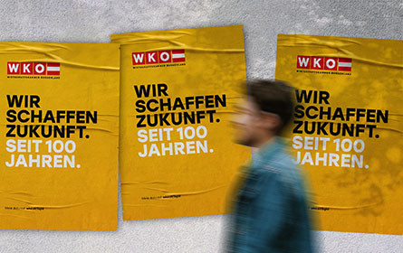 100 Jahre WKO-Burgenland mit Kampagne von Kotschever Weiss