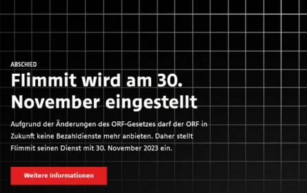 ORF stellt Bezahlplattform Flimmit mit Ende November ein