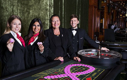 Casinos Austria spendet für jeden Casino Gast zwei Euro an „Pink Ribbon“