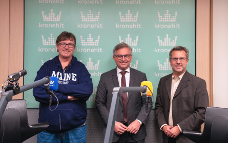 kronehit Podcast-Jubiläum mit  Finanzminister Magnus Brunner