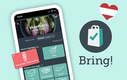 Bring!-App: Die erfolgreichste digitale Einkaufsliste kommt nach Österreich