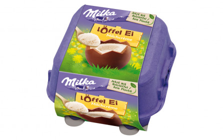 Milka sorgt für zauberhafte Ostereiersuche mit zarten Gesten