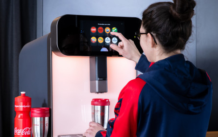 Coca-Cola Dispenser-Innovation erstmals bei Großevent im Einsatz