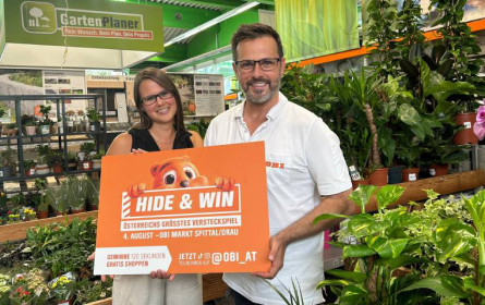 Das größte Versteckspiel Österreichs: Hide & Win beim Obi Lehrlingsmarkt