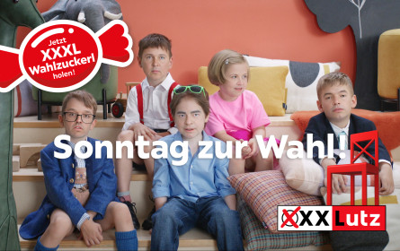 XXXLutz „Wahlkampagne“ endet in Wahlaufruf