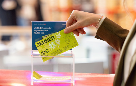 Einfach Zehner spenden und gemeinsam Gutes tun