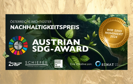 Austrian SDG-Award 2024: Nominierungen bekanntgegeben