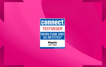 connect-Mobilfunknetztest: Magenta zum siebten Mal in Folge auf Platz eins