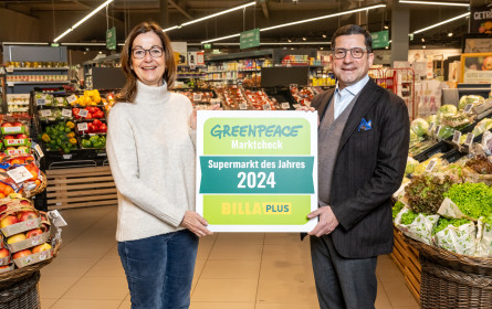 Greenpeace kürt Billa Plus zum „Supermarkt des Jahres 2024“