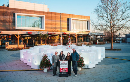 Division4 inszeniert für Westfield Shopping City Süd weihnachtliches „Eislabyrinth“ auf den Multiplex-Terrassen