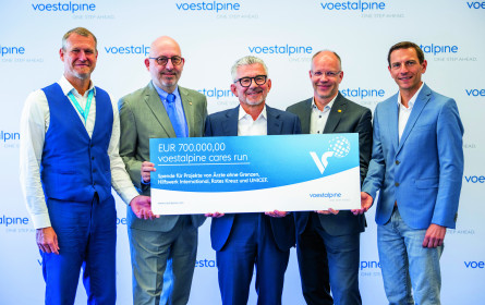 „Ein soziales Zeichen“: voestalpine cares run erzielt 700.000 Euro Spendensumme