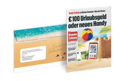 Selfmailer im Sommerlook