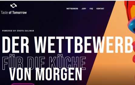 Taste of Tomorrow – Bühne frei für die Küche von morgen