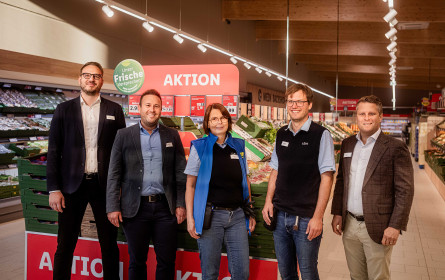 Neu gebaute Lidl Filiale in Perg