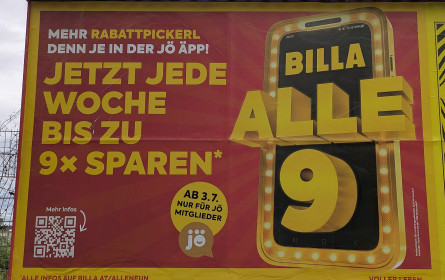 Focus: Billa stärkstes Plakat