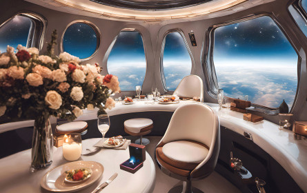 Antrag in der  Weltraumkapsel