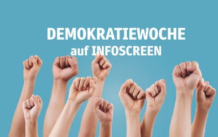 Infoscreen widmet Schwerpunktwoche dem Thema Demokratie und Bewusstsein