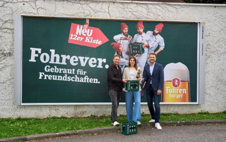 Fohrenburger bewirbt neue 12er-Kiste