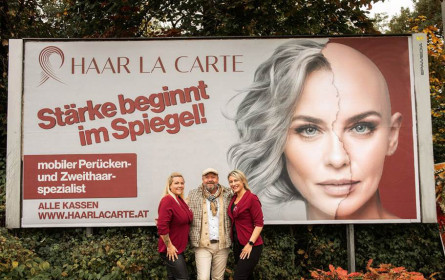 Haar la carte wirbt mit Epamedia