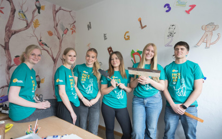 Gemeinsam Gutes tun: dm Lehrlinge packen an