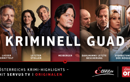 „Kriminell guad“: ServusTV startet mehrmonatige Fiction-Kampagne mit Originals