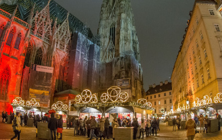 Digitale Werbung in Wiens Weihnachtsdörfern