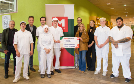 Wohltätiges Backen bei MPreis