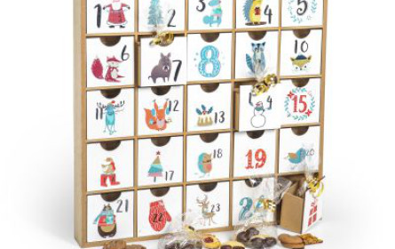 Fünf verschiedene Adventkalender aus der k.u.k. Hofzuckerbäckerei Zauner