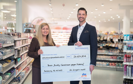 Erfolgreiche Spendenaktion von dm und Henkel