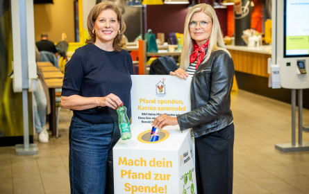 McDonald’s Österreich sammelt Pfandspenden für die Ronald McDonald Kinderhilfe