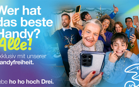 Xmas-Kampagne „Lebe ho ho hoch Drei“