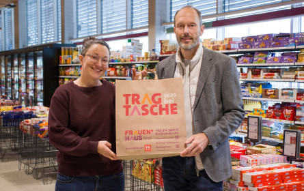 MPreis macht mit neuer Tragetasche auf Gewaltprävention aufmerksam