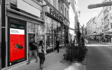 Infinity Media startet Art Feed: Digitale Plattform bringt zeitgenössische Kunst auf Wiens Außenwerbeflächen