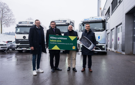 Lidl Österreich erweitert E-Flotte und baut leistungsstarkes Ladenetz aus