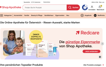 Shop Apotheke beliefert Österreich nun aus Tschechien