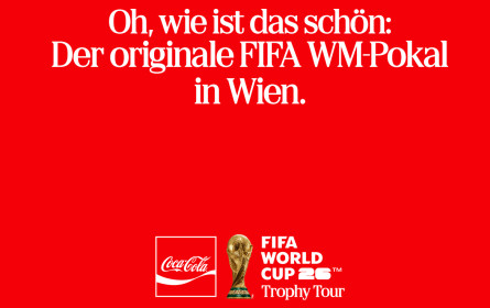 WM-Pokal zu Gast bei Coca-Cola in Wien