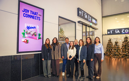 Programmatisches DOOH am Flughafen Wien