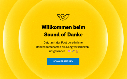 Post startet Aktion „Sound of Danke“ für personalisierte Musikgrüße