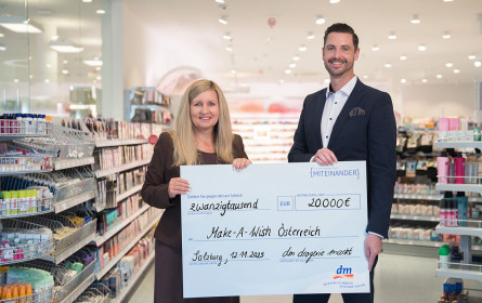 Spendenaktion von dm und Henkel: 20.000 Euro für schwerstkranke Kinder